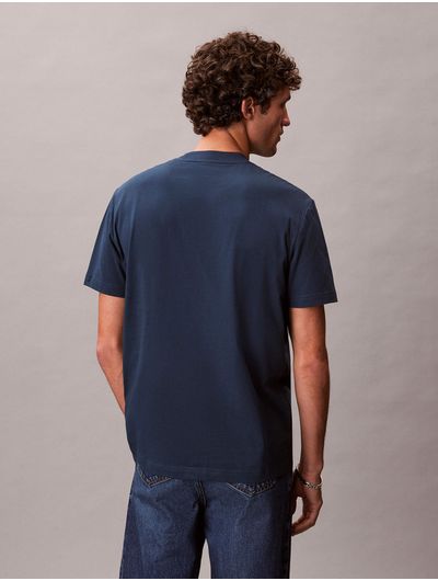 Playera-Calvin-Klein-Emboss-Regular-Hombre-Azul-4RAB803-PQ6