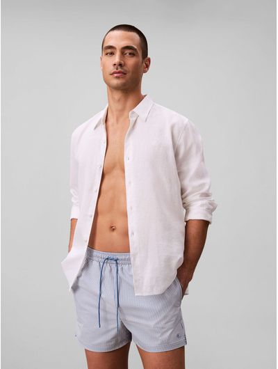 Short-Calvin-Klein-Icon-Seersucker-Hombre-Azul-N61041-Q5D