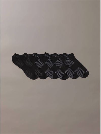 calcetines-calvin-klein-cushion-no-show-paquete-de-6-hombre-negro-cvm253ns02-001