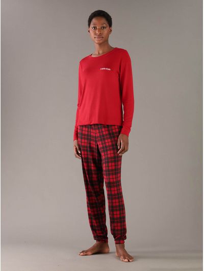 pijama-calvin-klein-de-playera-y-pantalon-con-logo-bordado-mujer-rojo-qp3158o-602