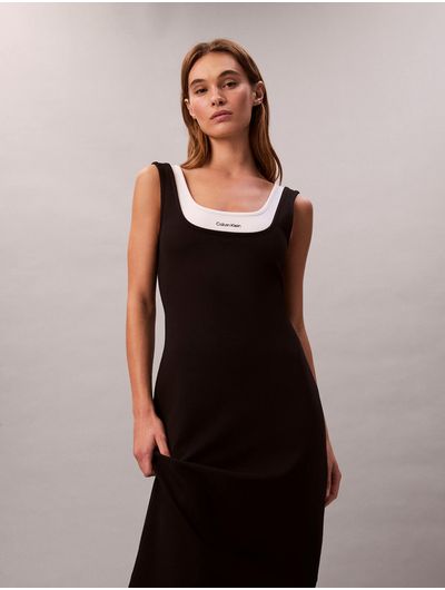 vestido-calvin-klein-interlock-midi-mujer-negro-47e220g-ub1