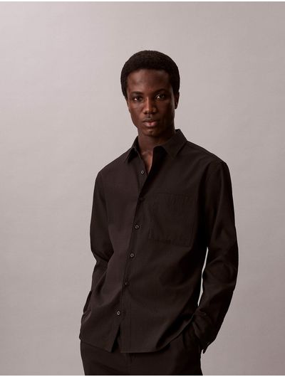 camisa-calvin-klein-classic-solid-hombre-negro-4lf108g-ub1