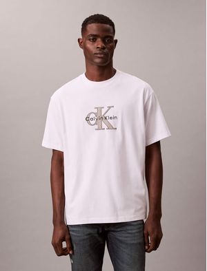 Playera-Grafica-Monologo-Calvin-Klein-Hombre-Blanco-4RE815G-YAF