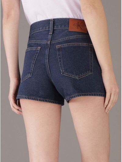 short-calvin-klein-logotipo-mujer-azul-47f768g-gwi
