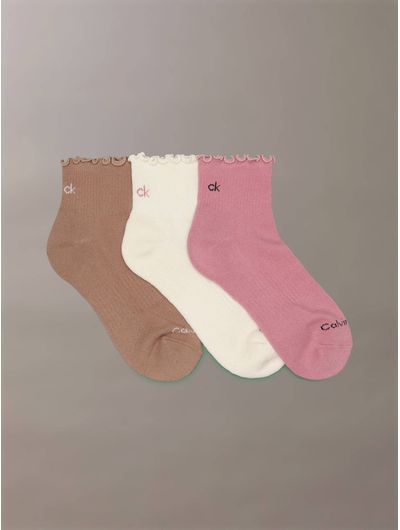 calcetines-calvin-klein-cushion-ankle-paquete-de-3-mujer-multicolor-ckw233qt02-008