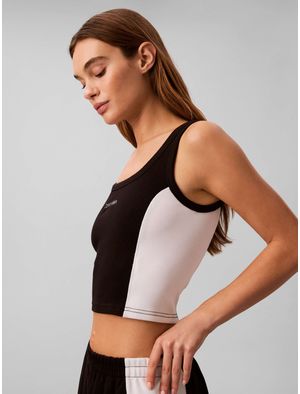 tank-top-calvin-klein-diseño-con-franja--mujer-negro