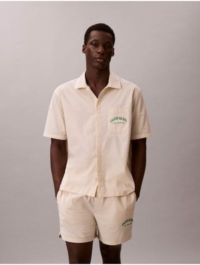 camisa-calvin-klein-heritage-crest-hombre-beige-nm3010-cjv