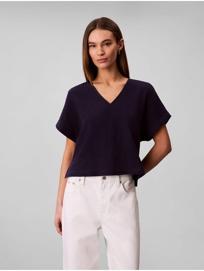 blusa-calvin-klein-neck-v-gauze-mujer-azul-oscuro-47f118g-9ei