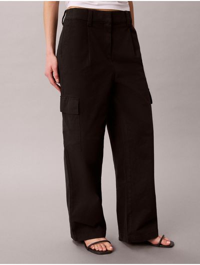 pantalon-calvin-klein-cotton-waist-cargo-mujer-negro-47f623g-ub1
