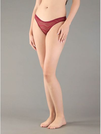 Bikini-Calvin-Klein-Sheer-Lace-Mujer-Vino-QD3972O-601