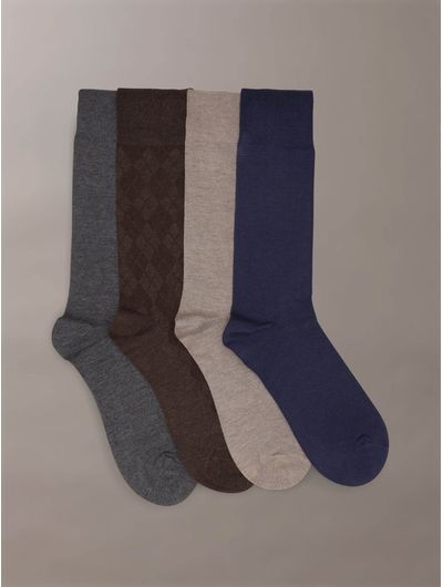 calcetines-calvin-klein-bamboo-blend-paquete-de-4-hombre-multicolor-ckm241dr10-006