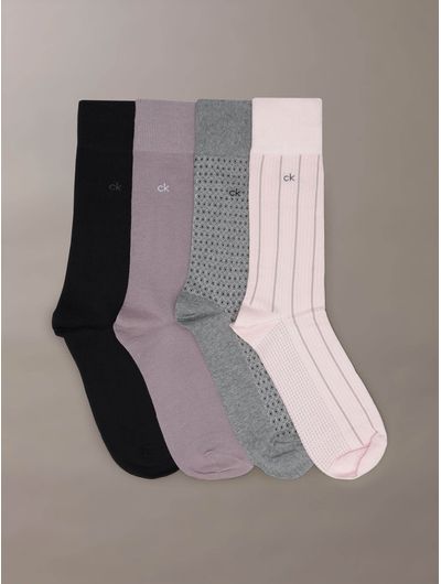 calcetines-calvin-klein-crew-paquete-de-4-hombre-multicolor-ckm261dr04-002