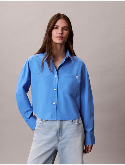 camisa-calvin-klein-poplin-cropped-mujer-azul-47f104g-cg1