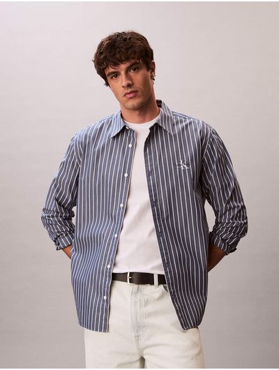 camisa-calvin-klein-poplin-rayas-fit-relajado-hombre-denim-oscuro-4rf106g-cec