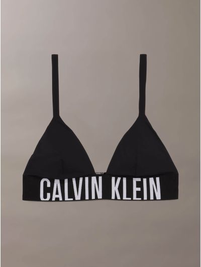 top-calvin-klein-de-traje-de-baño-mujer-negro