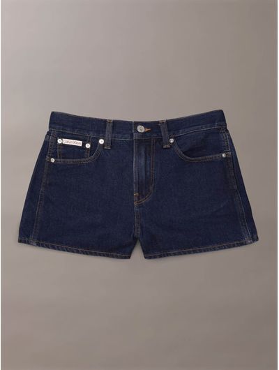 short-calvin-klein-logotipo-mujer-azul-47f768g-gwi