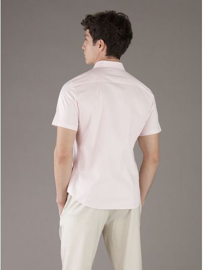 camisa-calvin-klein-monograma-hombre-rosa-4lb147g-vtu