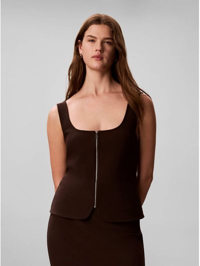 top-calvin-klein-tailored-knit-mujer-cafe-44g235g-gro