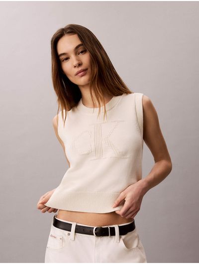 top-calvin-klein-logo-tank-mujer-blanco-47g321g-yas