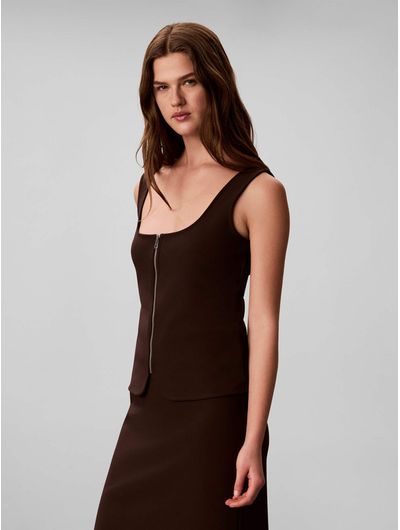 top-calvin-klein-tailored-knit-mujer-cafe-44g235g-gro