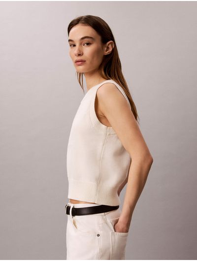 top-calvin-klein-logo-tank-mujer-blanco-47g321g-yas