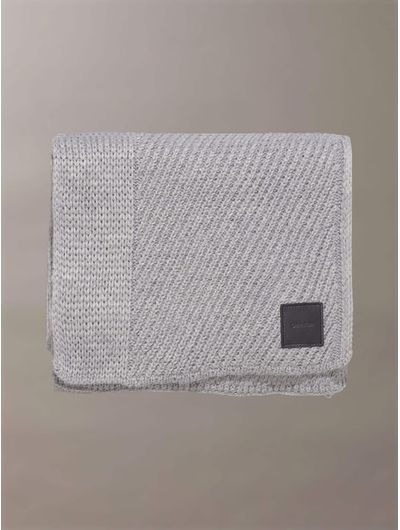 Bufanda-Calvin-Klein-Tejido-de-Punto-Hombre-Gris-CKMC523208-032