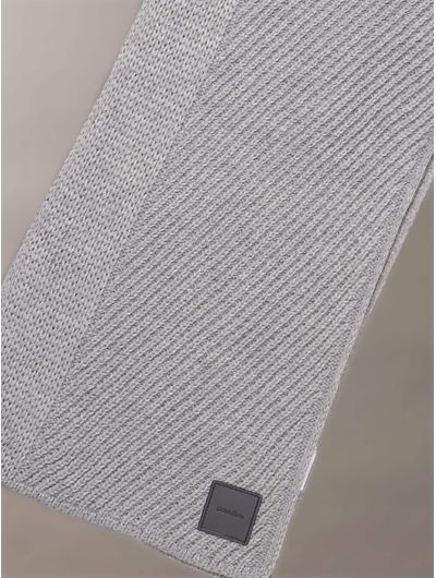 Bufanda-Calvin-Klein-Tejido-de-Punto-Hombre-Gris-CKMC523208-032
