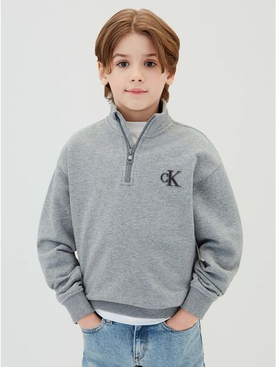 hoodie-con-cierre-completo-y-monograma-flock-calvin-klein-para-nino-color-blanco-lvcktjb48b-yas