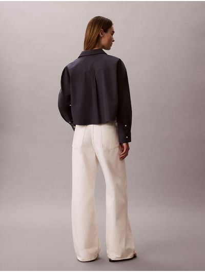 camisa-cropped-de-popelina-de-algodon-calvin-klein-para-mujer-color-azu-47f104g-cge