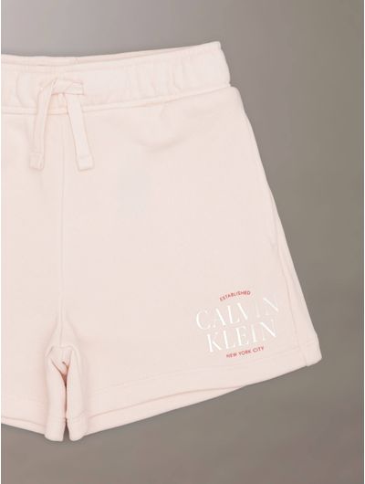 short-calvin-klein-con-logo-nina-rosa-lvcktjc34g-t0r