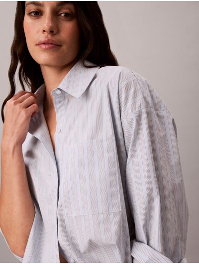 pijama-camisa-popelina-relaxed-calvin-klein-mujer-azul-claro-qs7595-4i8